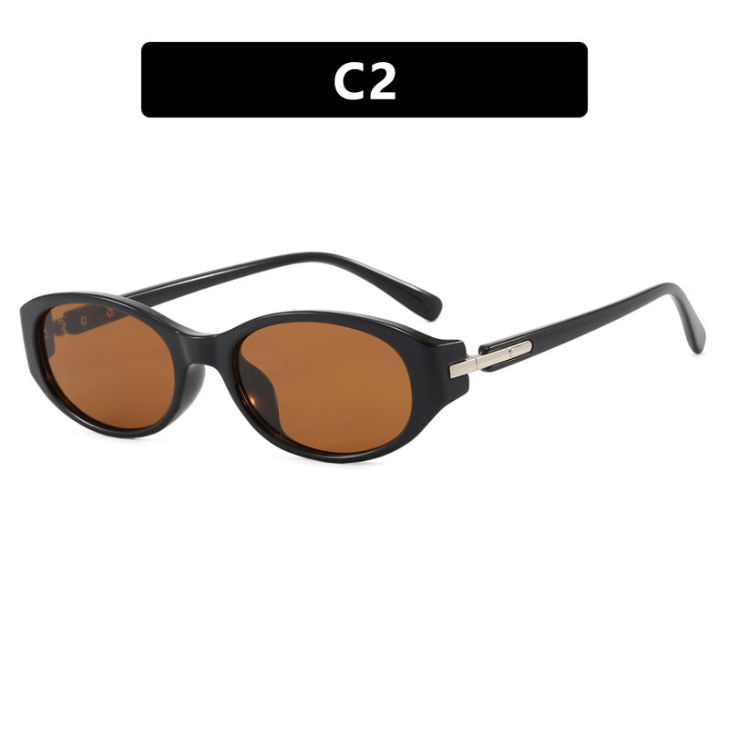 Damen cat-eye Sonnenbrille mit robustem Rahmen und polarisierenden Gläsern Karnz