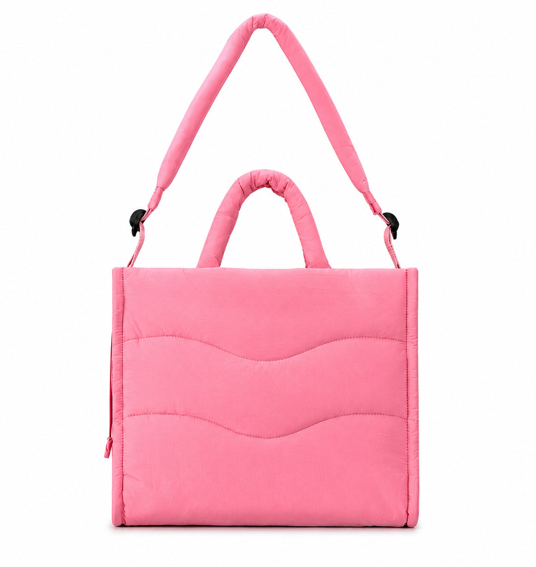 Strukturiert gestepptes Tote Bag