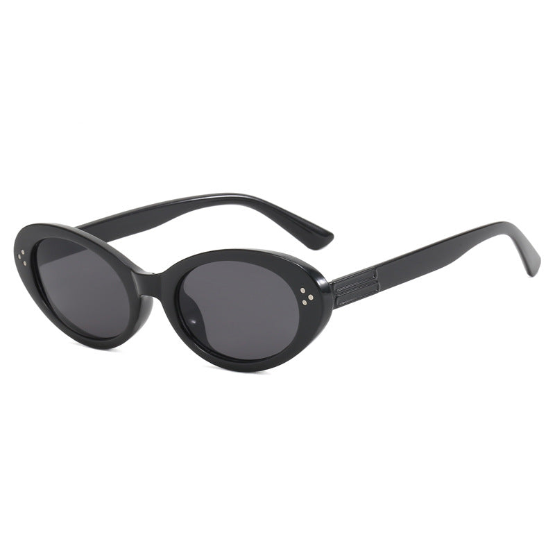 Damen modische Sonnenbrille im eleganten Ovaldesign Karnz