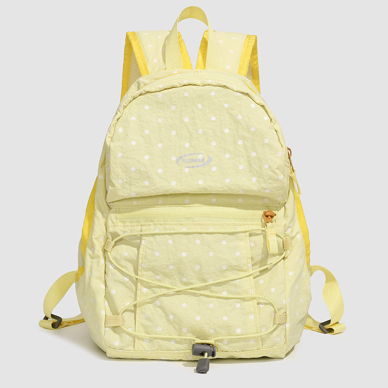 Trendy gepunkteter lässiger Rucksack Karnz