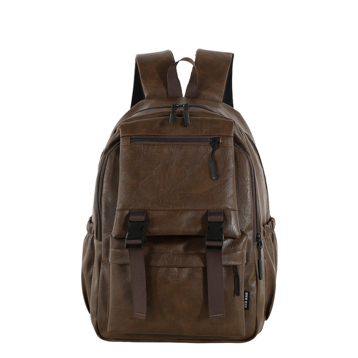 Stylischer Multifunktions-Leder-Rucksack Karnz