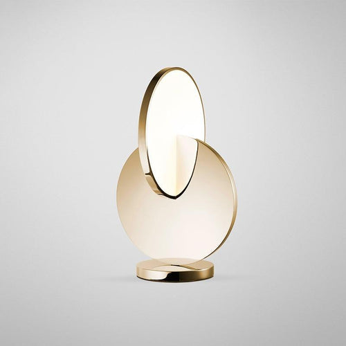 Künstlerische Tischlampe mit geometrischem Design