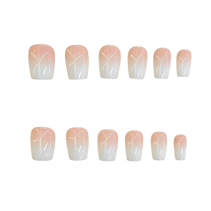 Premium Natural Finish Press-On Nail Set Karnz