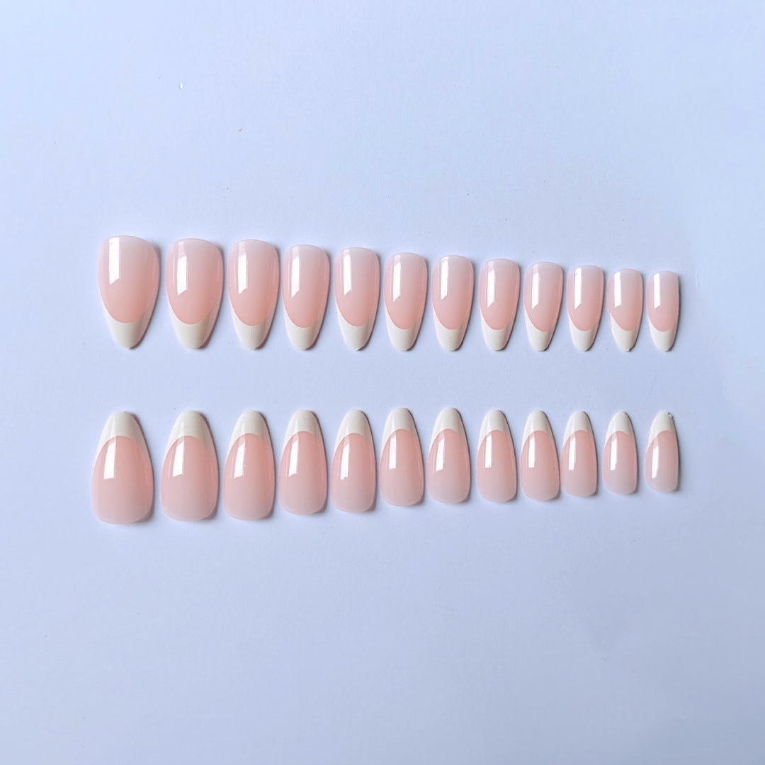 Elegantes Französisch Spitz Acryl Nagel Kunst Set  1790958235