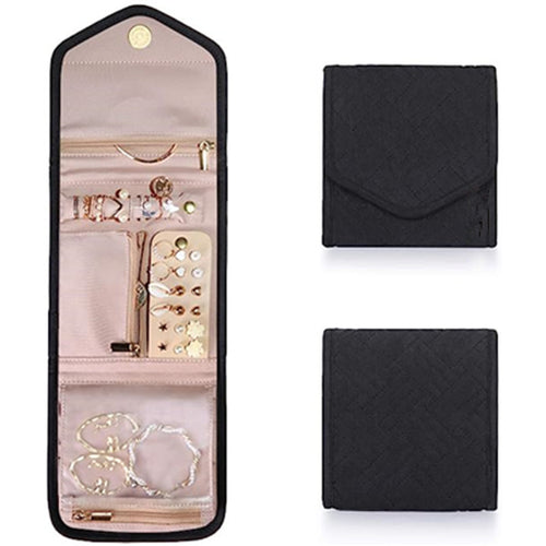 Schmuck-Organizer Tasche mit Cleverem Fächersystem Karnz
