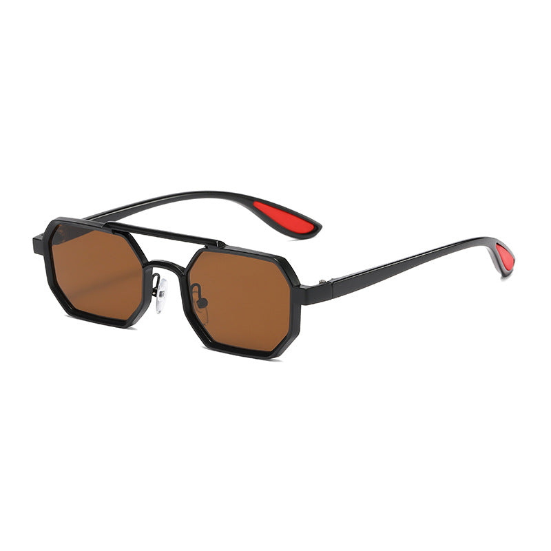 Damen modische Designer-Sonnenbrille mit exklusivem achteckigem Rahmen Karnz