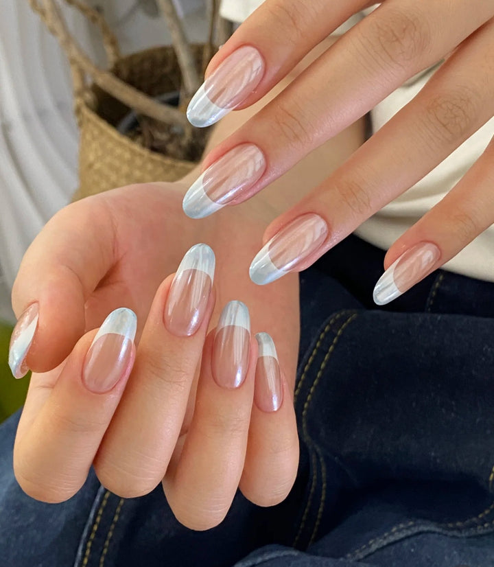 Floral Design Stiletto Press-On Nägel