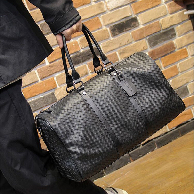 Stilvolle und Geräumige Reisetasche Im Eleganten Flechtdesign Karnz