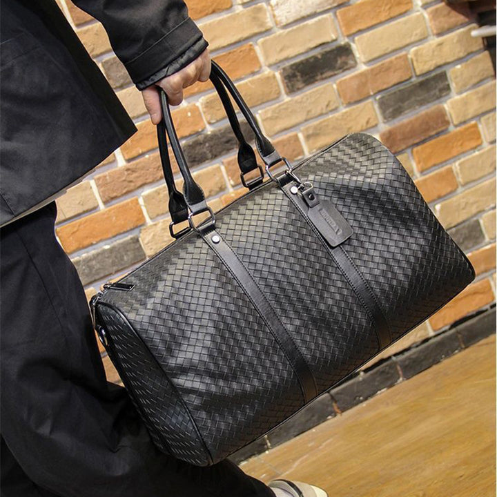 Stilvolle und Geräumige Reisetasche Im Eleganten Flechtdesign Karnz