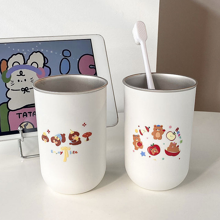Edelstahlbecher mit Lustigem Tierdesign Karnz