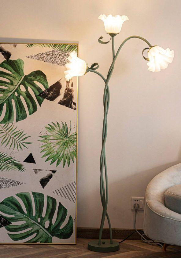 Künstlerische Floral Stehlampe