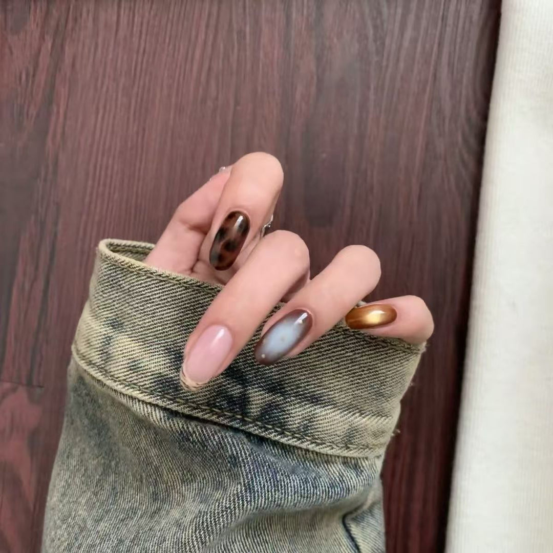 Trendy Press-On Nagelkunst Karnz