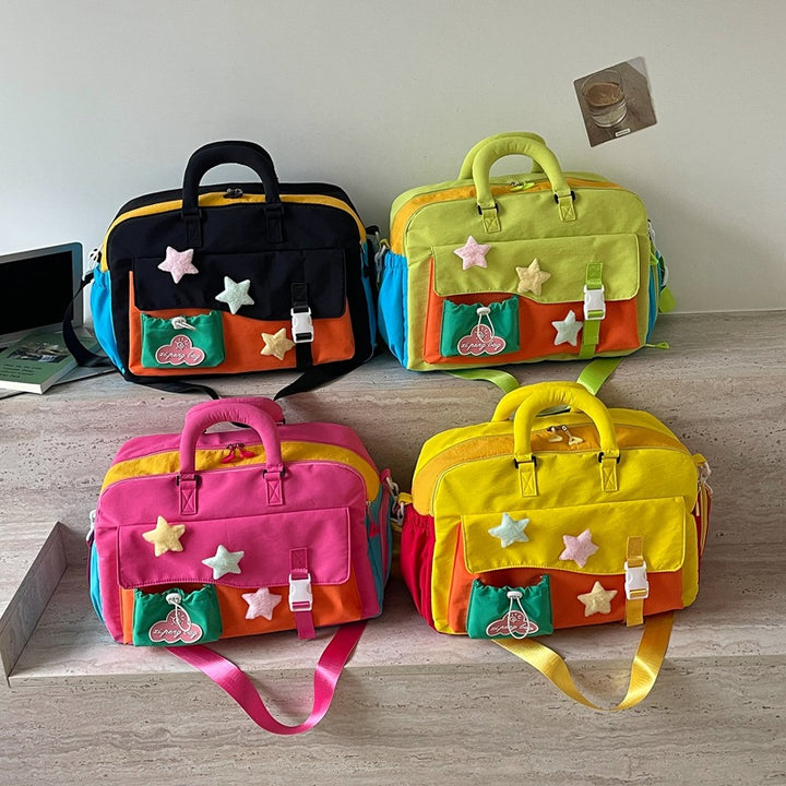 Stylische Mehrfarbige Reise-Wochenendtasche Karnz