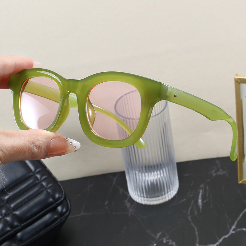 Damen Sonnenbrille im modernen, quadratischen Design Karnz