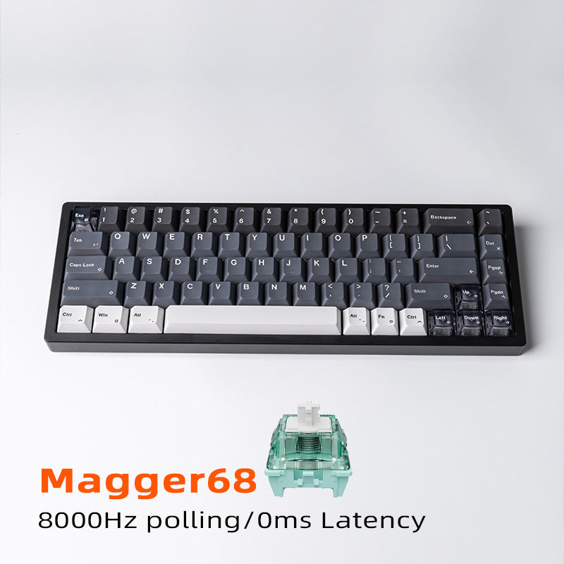 68-Tasten Mechanische Tastatur mit ultra-reagierenden Schaltern Karnz