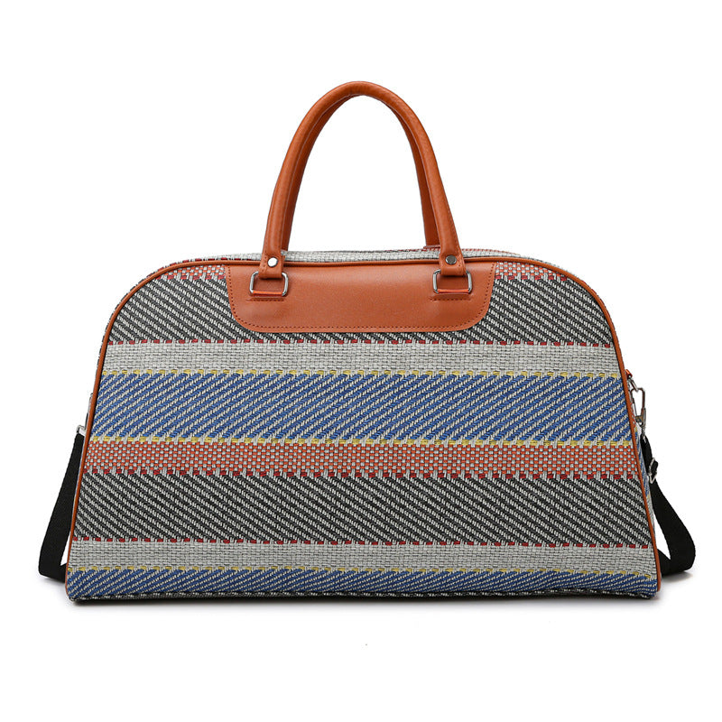 Stylische Karierte Wochenend-Tote-Tasche Karnz