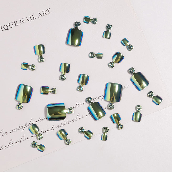 Premium Glänzendes Nagelkunst Pediküre Set Karnz