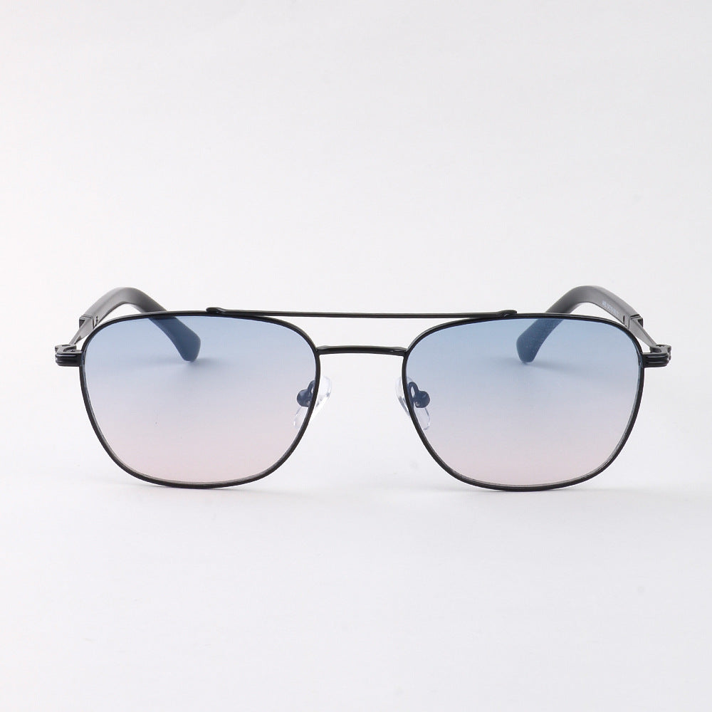 Damen modische Sonnenbrille mit minimalistischem Rahmen und graduierten Gläsern Karnz