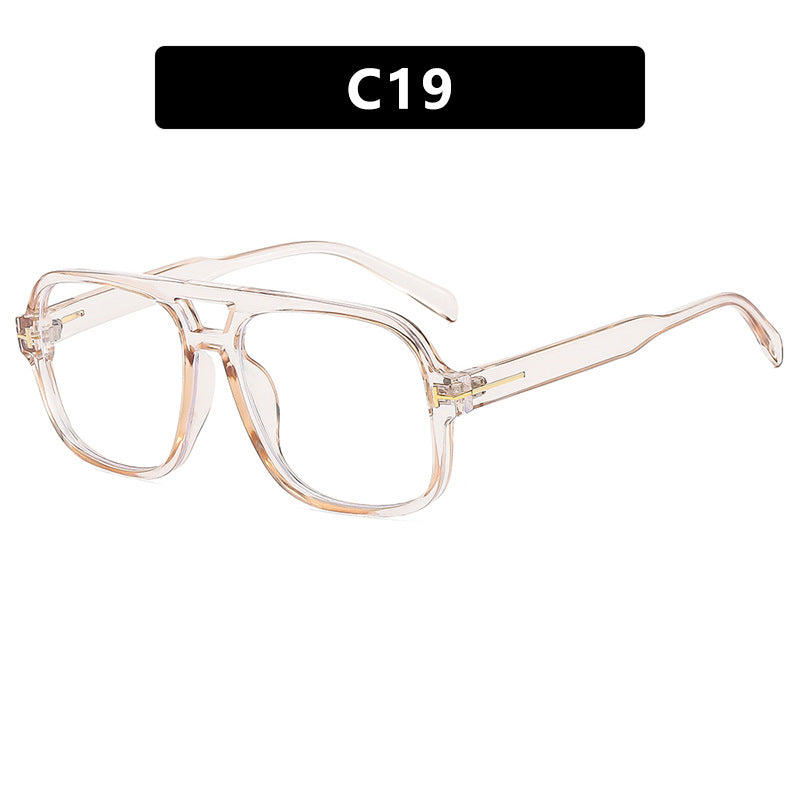 Damen quadratische Designerbrille mit filigranem Rahmen und modernem Kunststoffmaterial Karnz