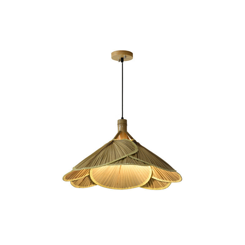 Künstlerische Geflochtene Palm Pendant Licht