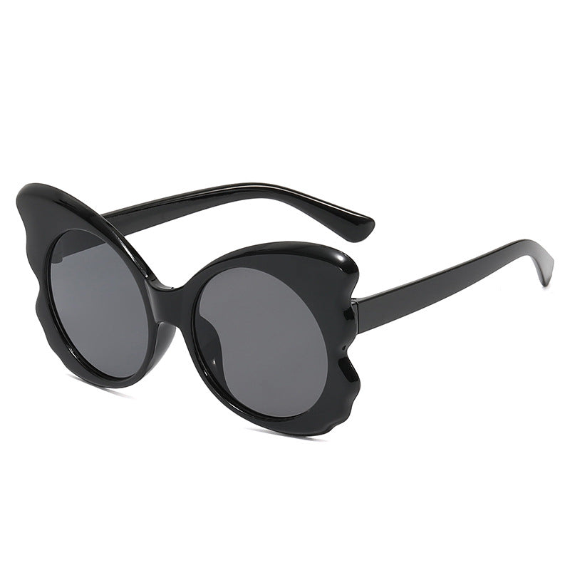 Damen Cat-Eye Sonnenbrille mit einzigartiger Rahmenführung und UV-Schutz Karnz