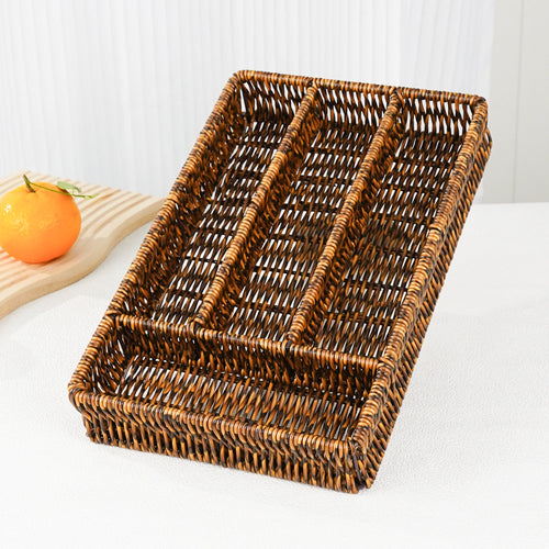 Geflochtenes Besteck-Organizer-Tablett Karnz