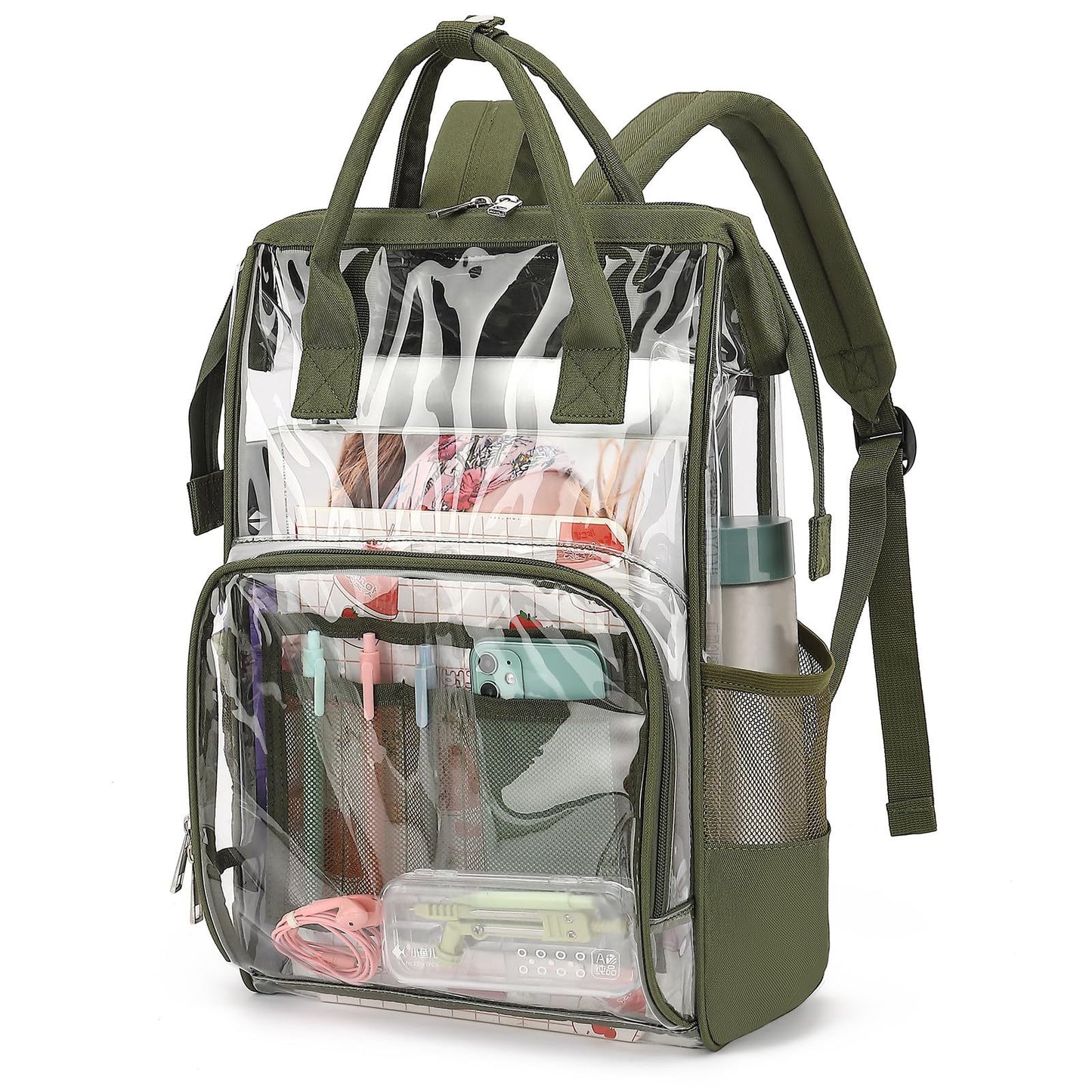 Unisex Transparenter Organizer-Rucksack Karnz