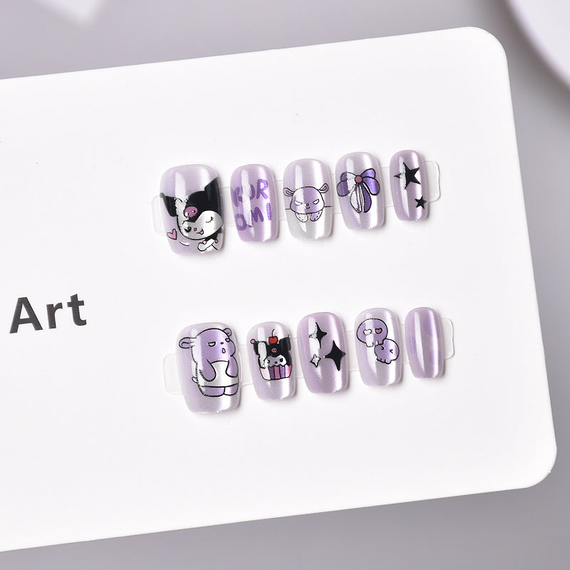 Kreative Charakter Press-On Nagelkunst Karnz