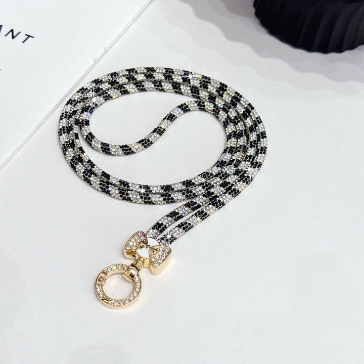 Elegante Strass-Brillen Kette Karnz