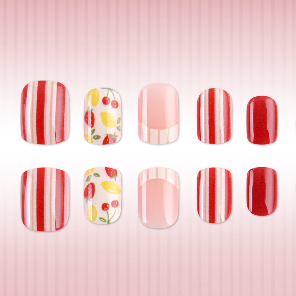 Trendy Obst-Themen Nagelkunst Karnz