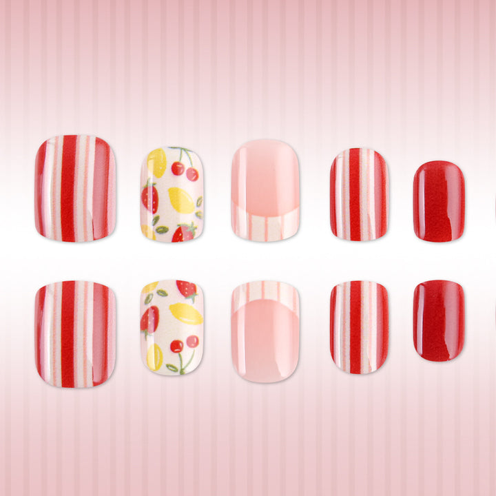 Trendy Obst-Themen Nagelkunst Karnz