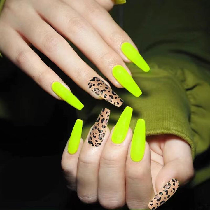 Lange Sarg Press-On Nagelspitzen