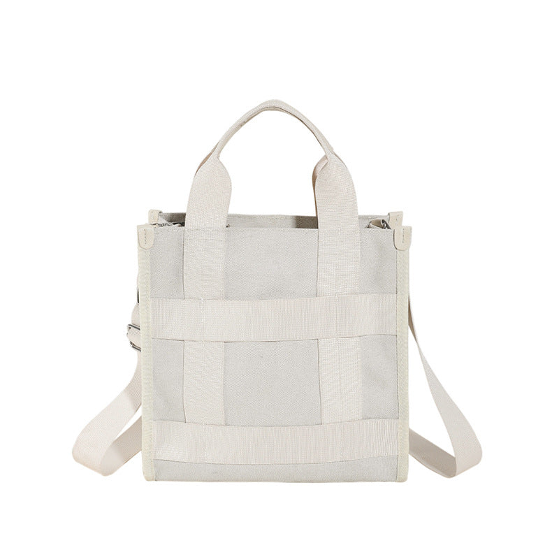 Vielseitige Canvas Schultertasche Karnz