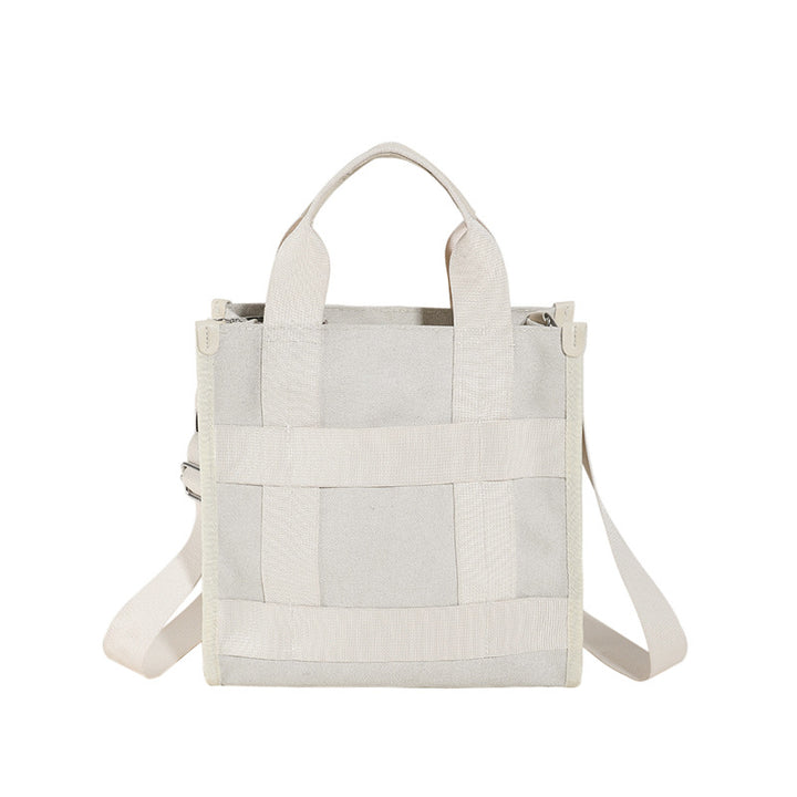 Vielseitige Canvas Schultertasche Karnz