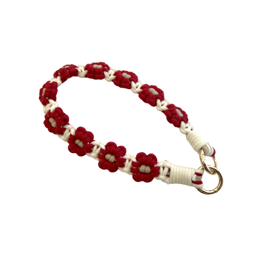 Blumenmuster Schlüsselanhänger Halter Karnz