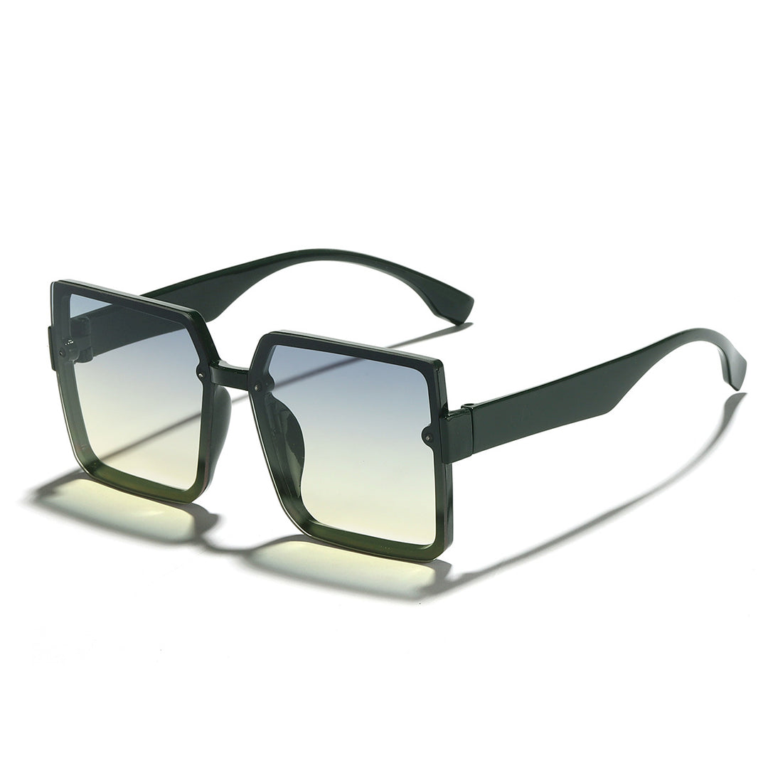 Damen Quadrat-Sonnenbrille mit retro-inspiriertem Design und weichen Gläsern Karnz