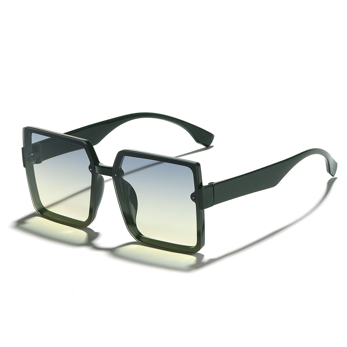 Damen Quadrat-Sonnenbrille mit retro-inspiriertem Design und weichen Gläsern Karnz