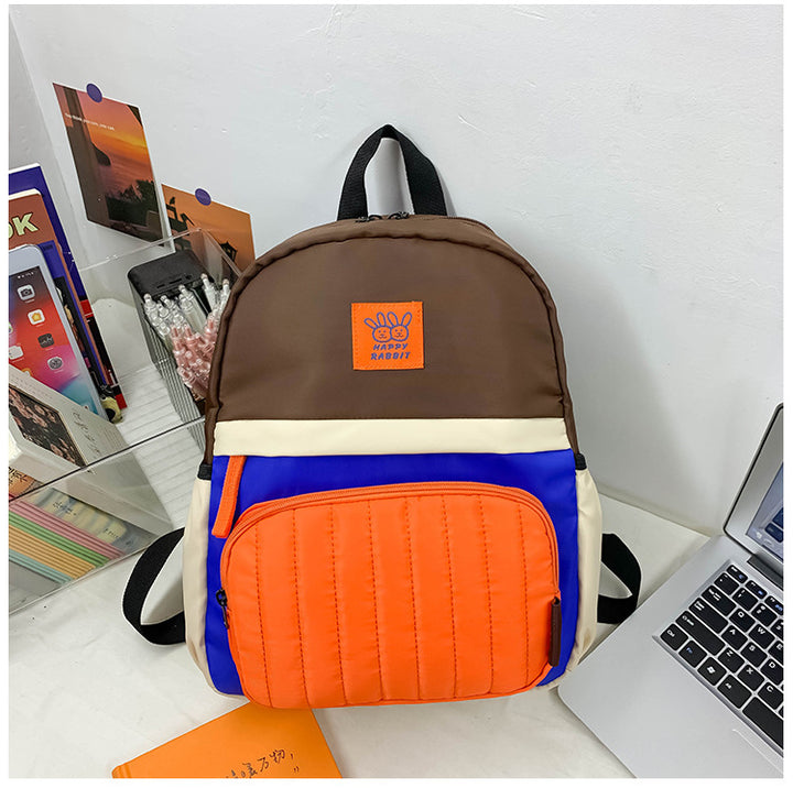 Farbe-Block Lässiger Rucksack Karnz