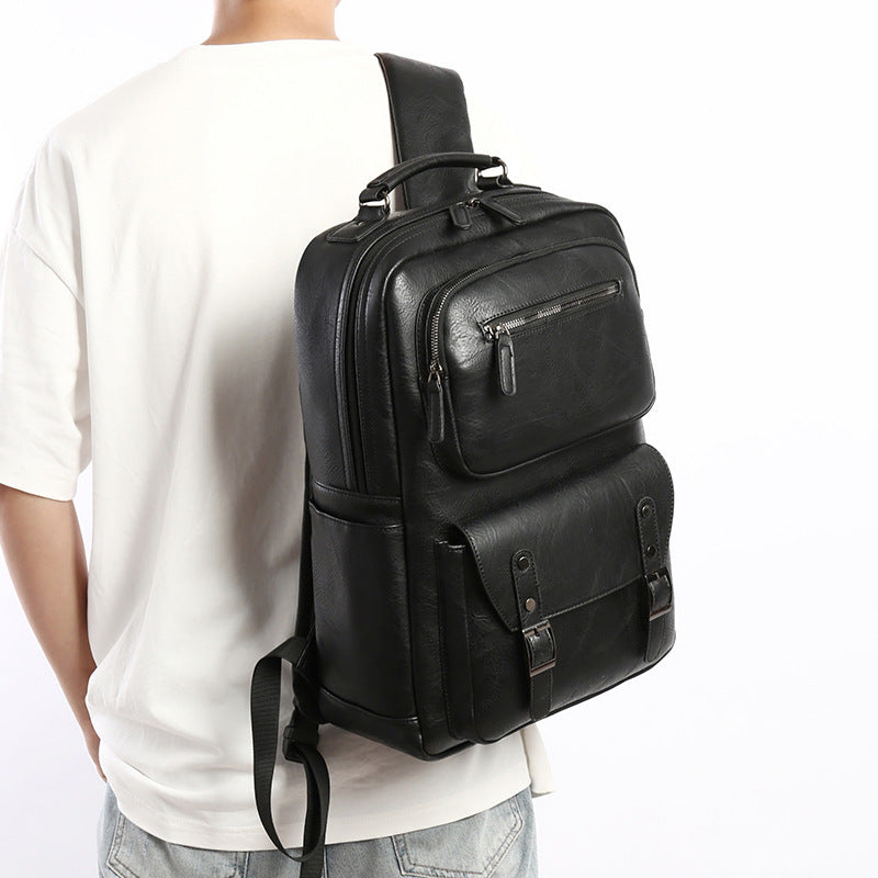 Premium Leder Organizer Rucksack Karnz