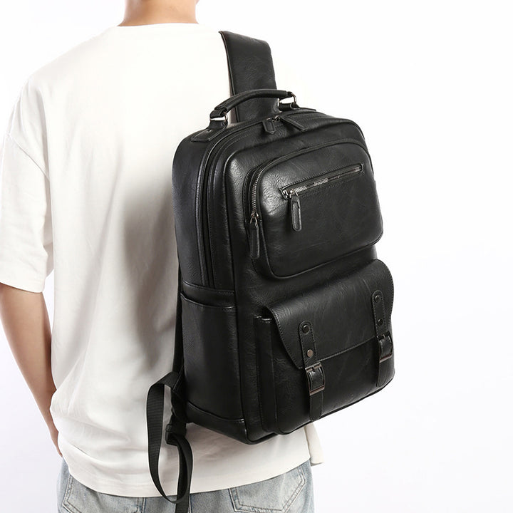 Premium Leder Organizer Rucksack Karnz