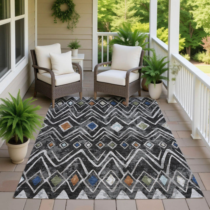 Geometrisches Muster Outdoor-Teppich