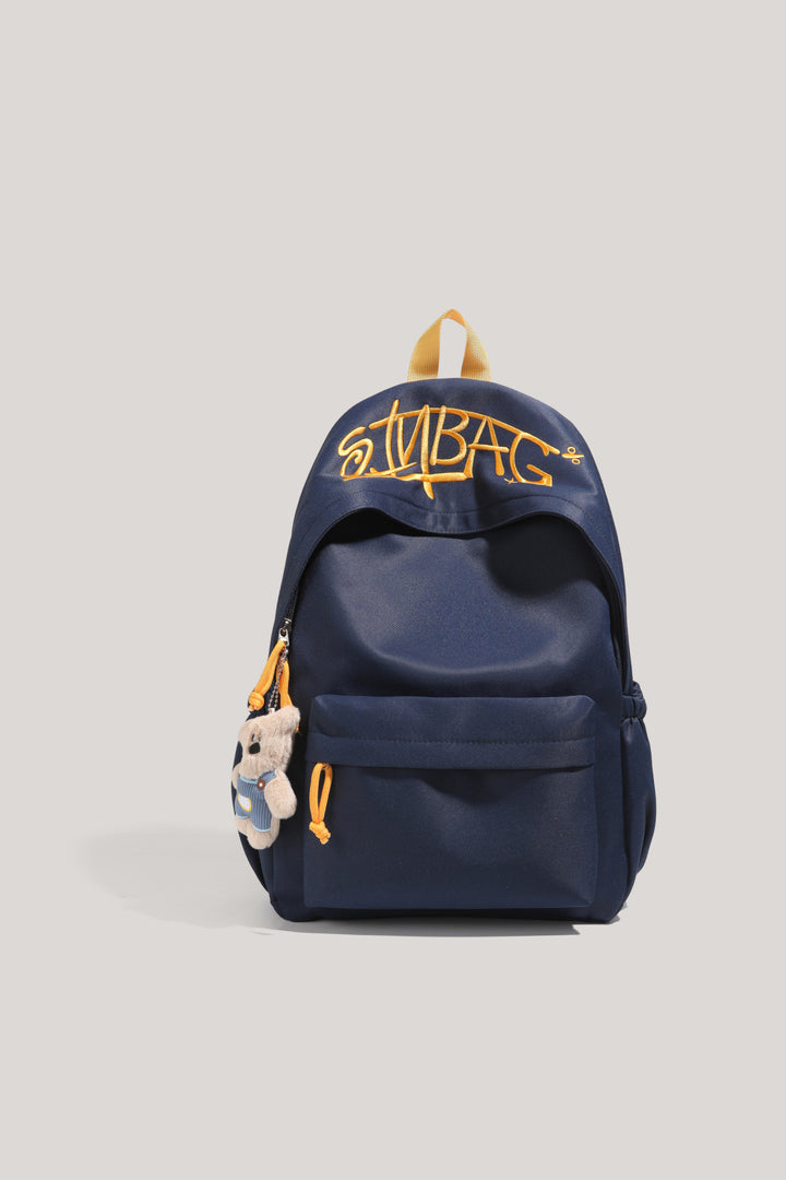 Niedlicher illustrierter Plüsch-Rucksack