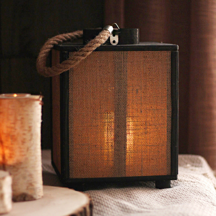 Rustikale Tischlampe Karnz