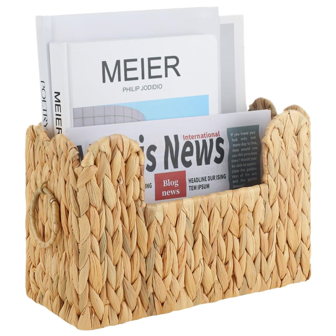Handgewebter Aufbewahrungskorb mit integriertem Griff Karnz
