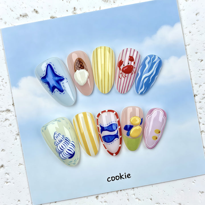 Künstlerisches Nagelkunst Druck-Set 1790745745