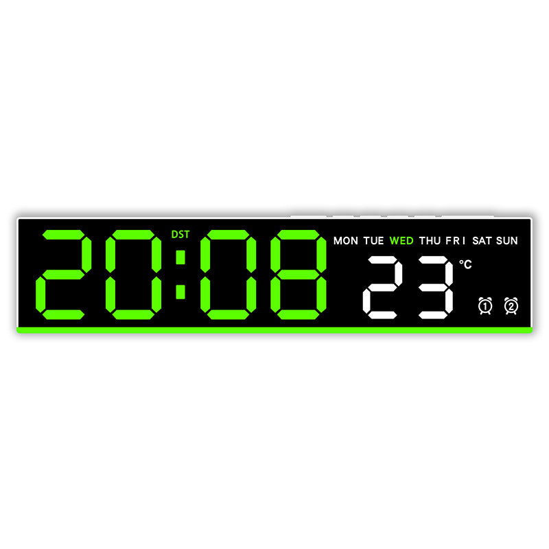 Digitaler Wecker mit großem LED-Display und Temperaturanzeige Karnz