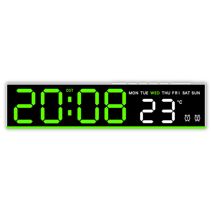 Digitaler Wecker mit großem LED-Display und Temperaturanzeige Karnz