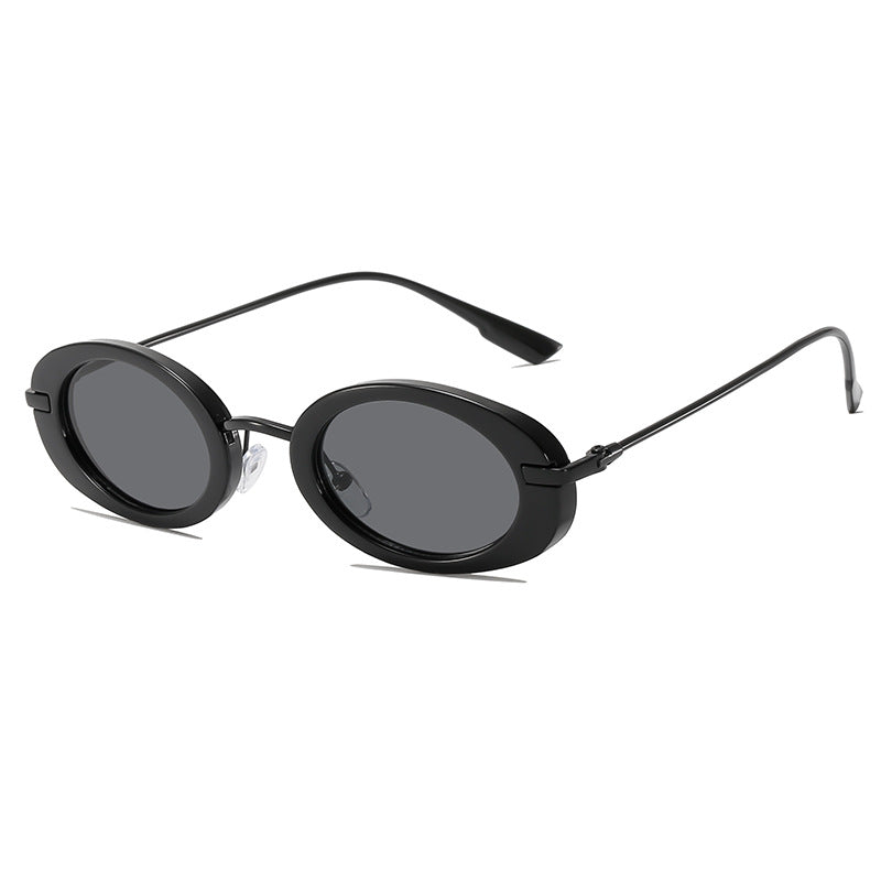 Elegante ovale Rahmen-Sonnenbrille Karnz