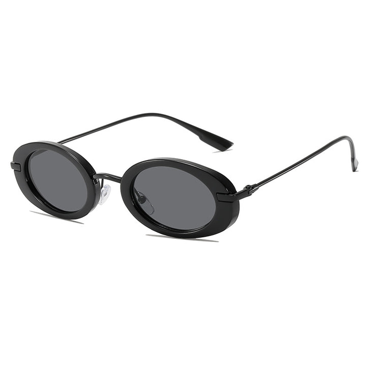 Elegante ovale Rahmen-Sonnenbrille Karnz