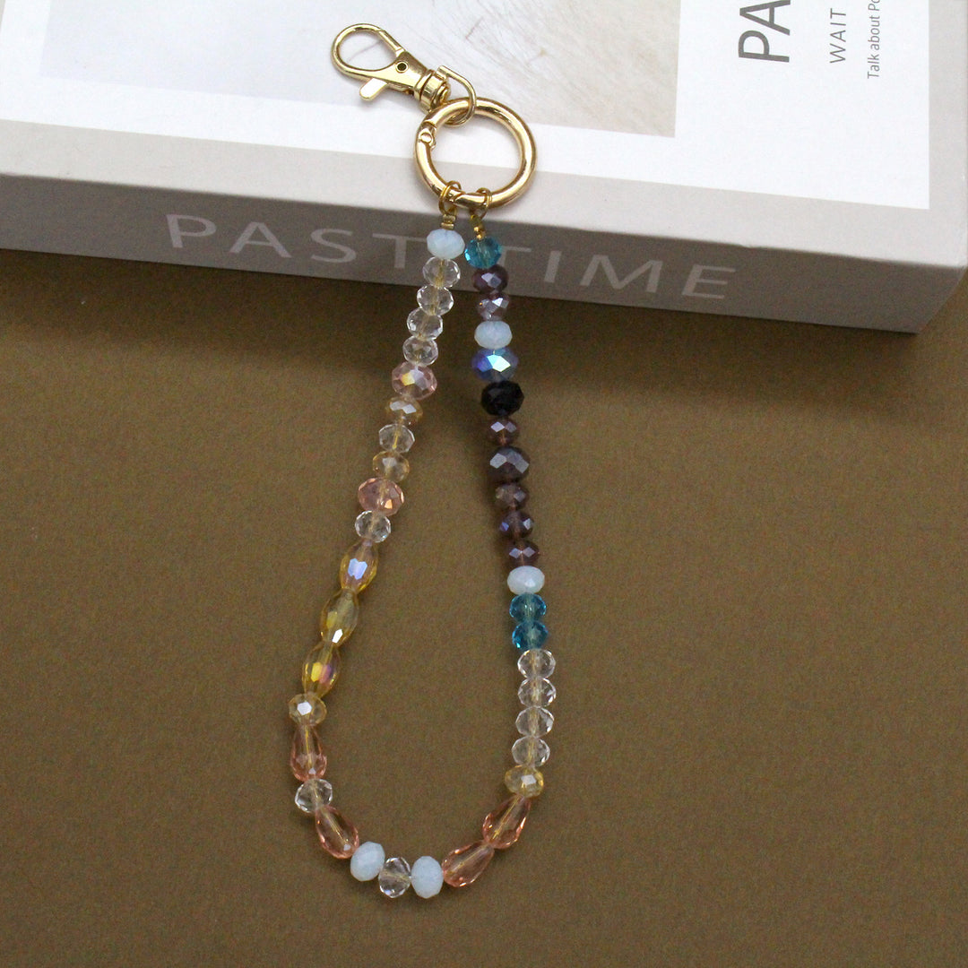Elegante Perlen Übergroße Brillen Kette Karnz